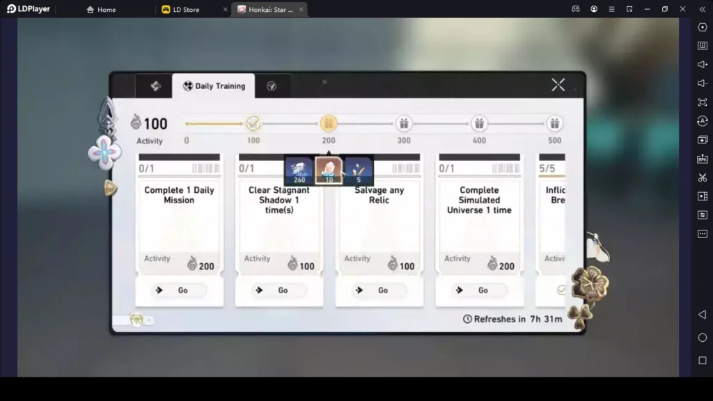 À travers des missions quotidiennes