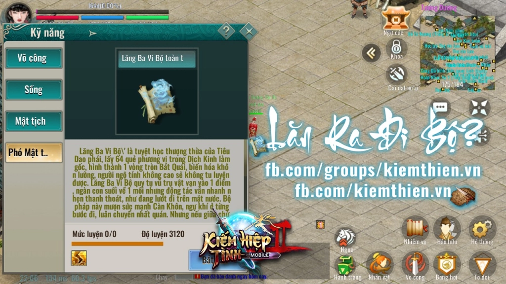 Kiếm Hiệp Tình 2 Mobile: Hệ Thống Mật Tịch Và Cách Nhận Phần 1