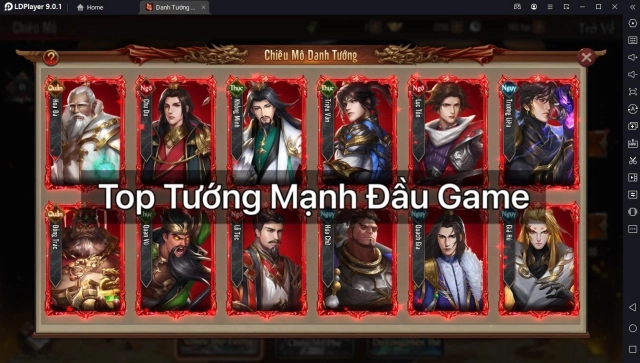 『HƯỚNG DẪN』 Danh Tướng Thiên Hạ: Top Tướng Mạnh Nhất Đầu Game