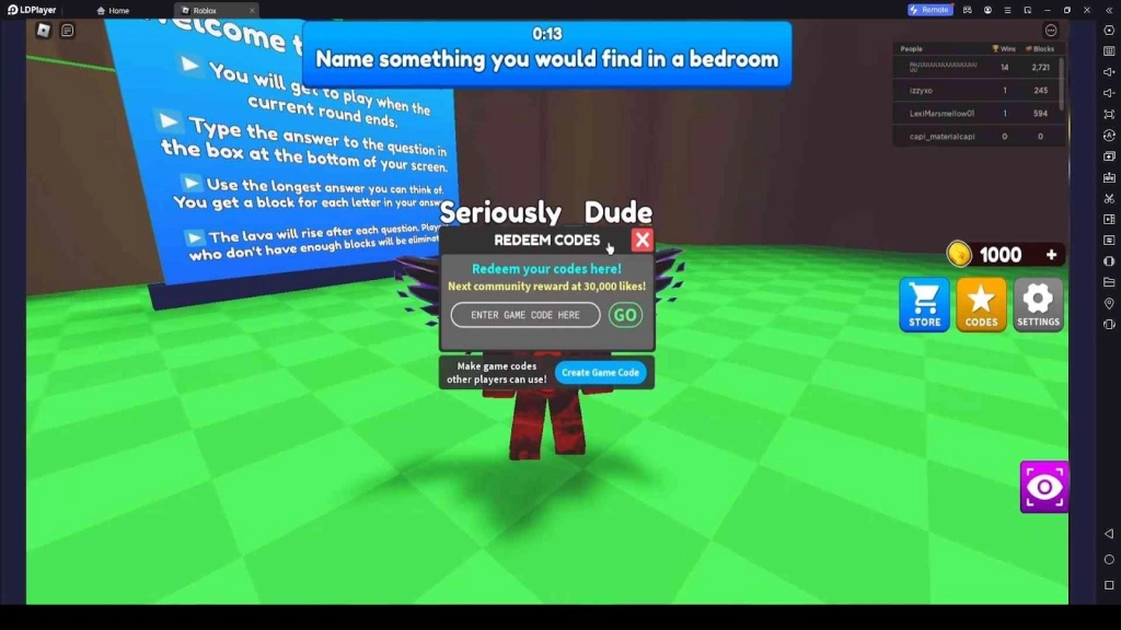 Roblox Type or Die Codes: Type Faster, Win Bigger - 2023 November