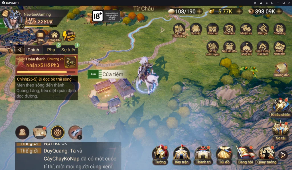『HƯỚNG DẪN』Cái Thế Tranh Hùng: Vị Trí Đào Kho Báu Từ Chương 1~15