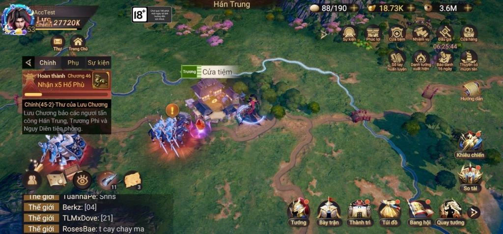 『HƯỚNG DẪN』Cái Thế Tranh Hùng: Vị Trí Đào Kho Báu Từ Chương 36 - 45