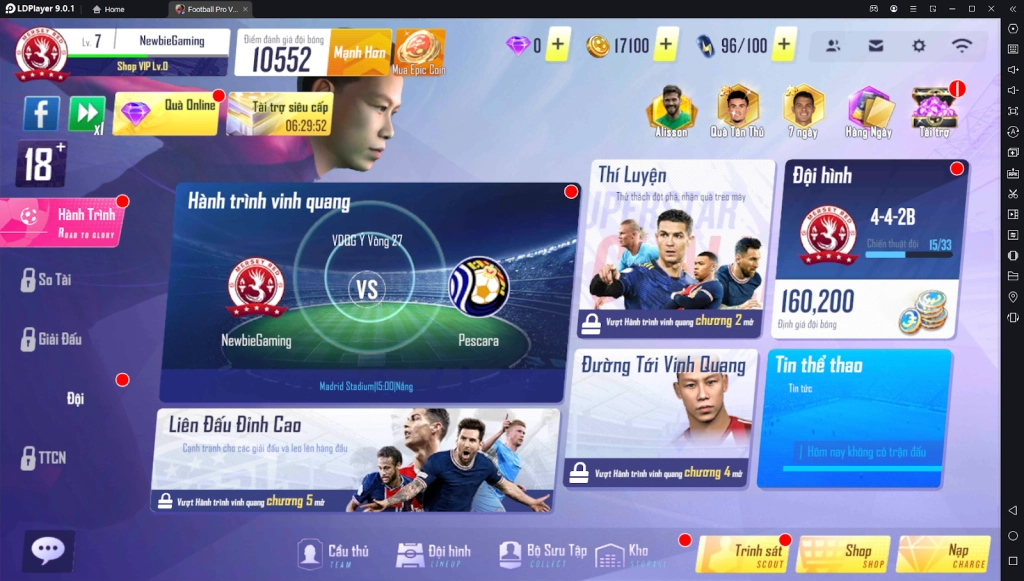 『HƯỚNG DẪN』FootBall Pro: Hướng Dẫn Reroll Kiếm Cầu Thủ Nhanh Và Nhiều Tài Khoản