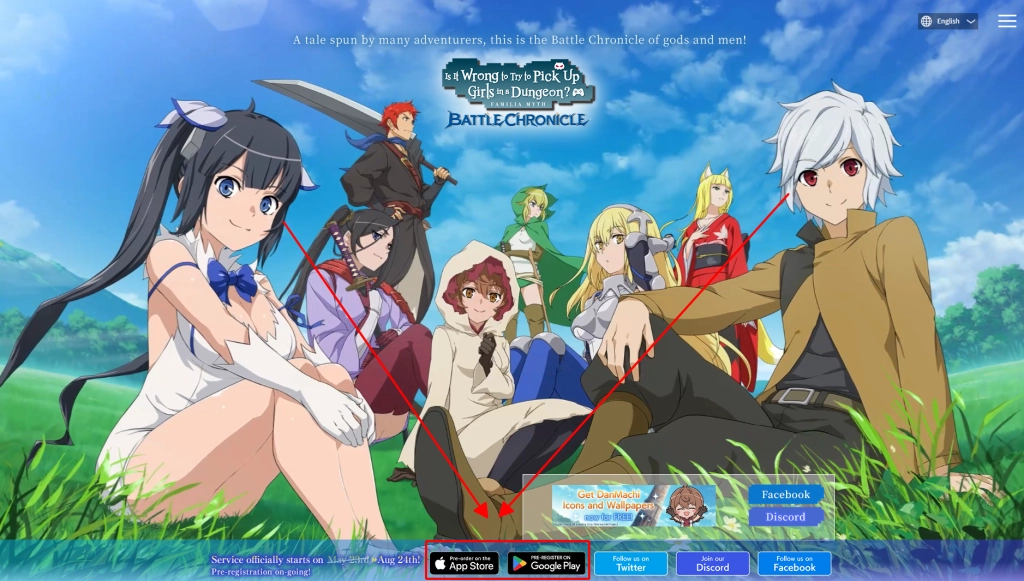 『GAME MỚI』DanMACHI Battle Chronicle siêu phẩm nhập vai Anime sắp sửa ra mắt trên 80 quốc gia
