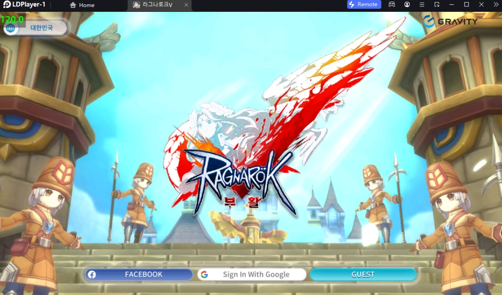 สอนดาวน์โหลด Ragnarok V: Returns (Global) แบบ CBT เล่นบน LDPLayer9 เล่นได้แน่นอน 120 FPS