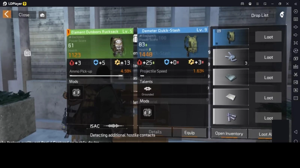 The Division Resurgence Loot System