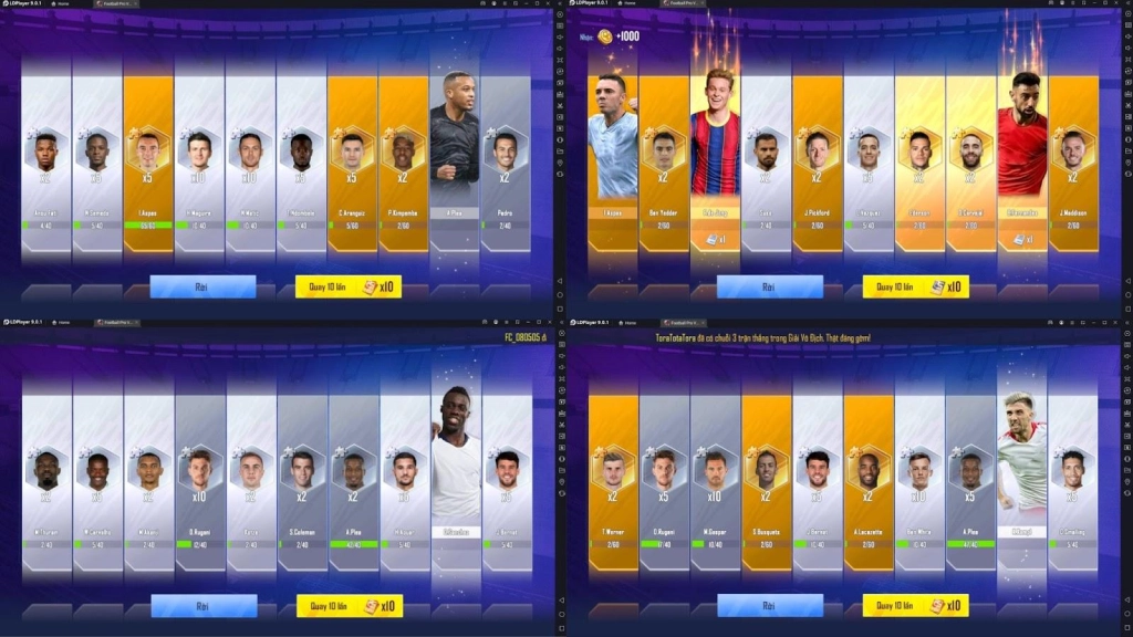 『HƯỚNG DẪN』FootBall Pro: Hướng Dẫn Reroll Kiếm Cầu Thủ Nhanh Và Nhiều Tài Khoản