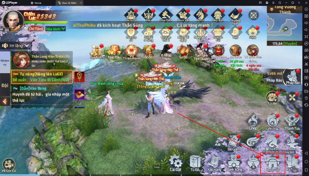 『HƯỚNG DẪN』HOA VÀ KIẾM - HỆ THỐNG VẬN TIÊU