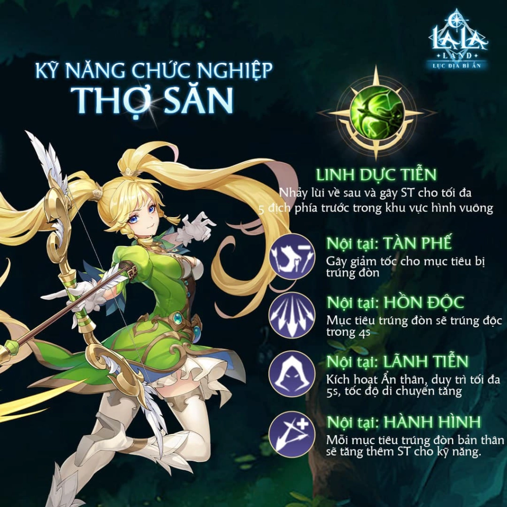 『HƯỚNG DẪN』Tiêu điểm class trong LaLa Land: Lục Địa Bí Ẩn và hướng dẫn sơ lược chức nghiệp từng class