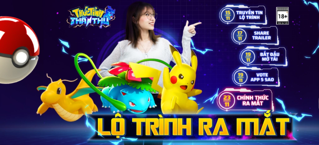 『GAME MỚI』Thức Tỉnh Thần Thú: Bá Chủ Đấu Trường Pokemon sắp ra mắt làng Game Việt & Cách tải game trên PC