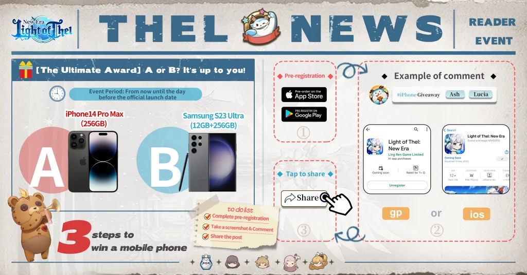 『GAME MỚI』Light of Thel: New Era phiên bản mới sắp ra mắt ở khu vực Đông Nam Á và chuỗi sự kiện tặng quà siêu khủng