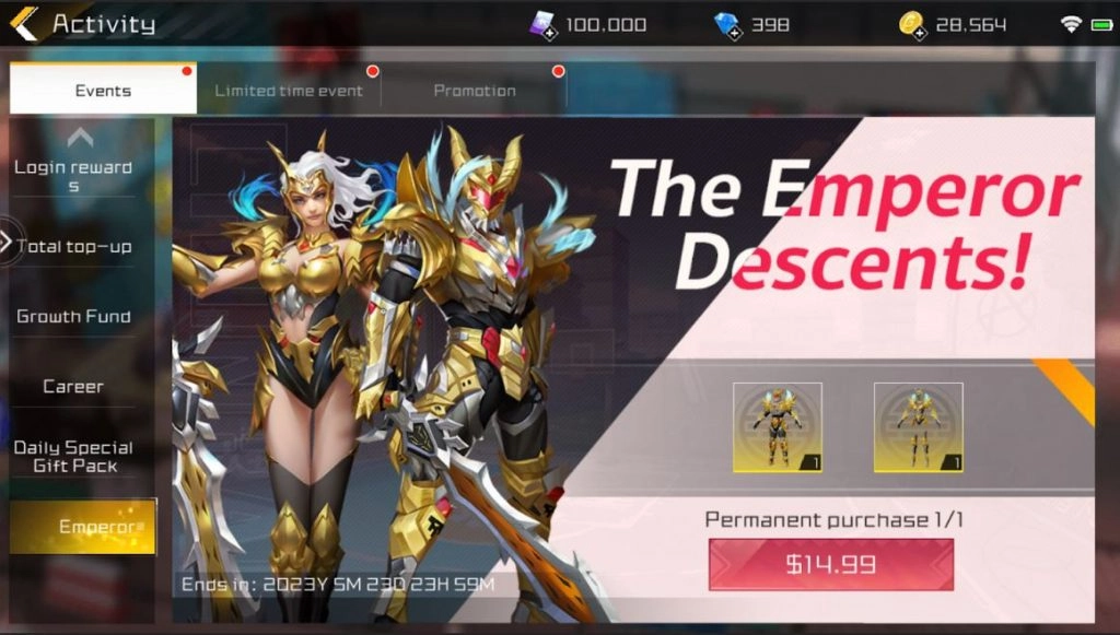 Patch Update ประจำวันที่ 10 พ.ค. – Limited Time Event