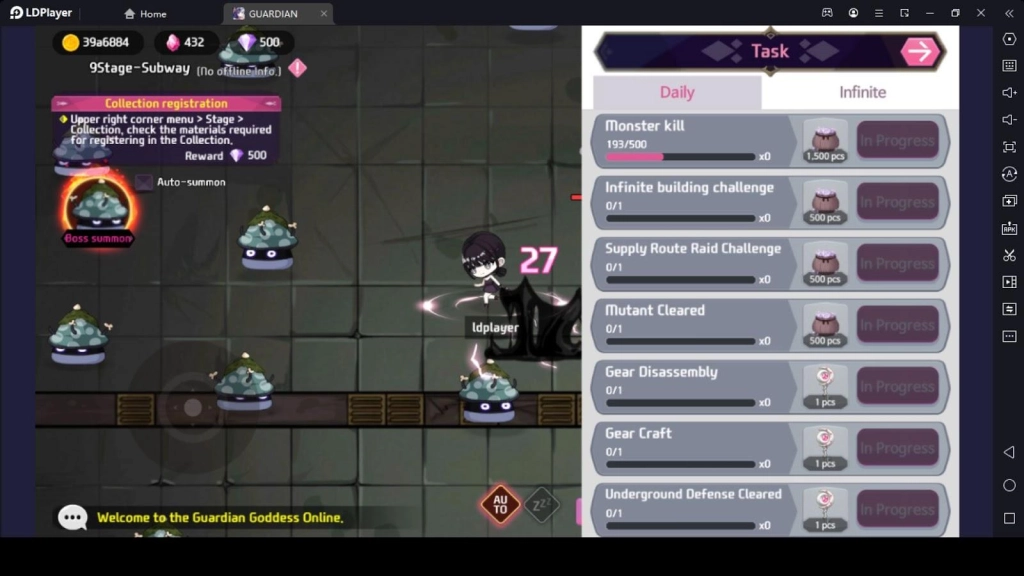 Daily and Infinite Tasks