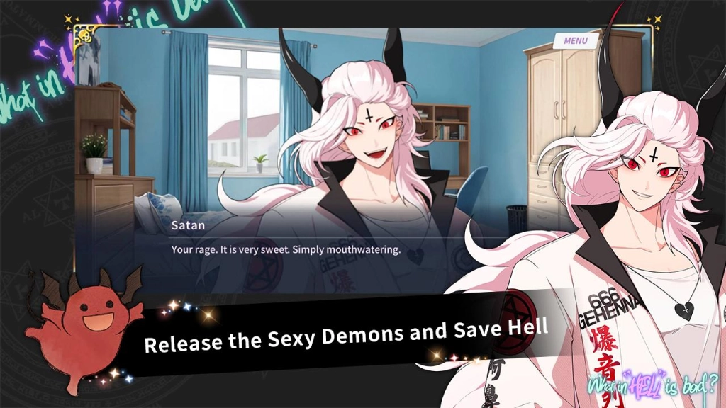 Female-Oriented R-Rated Mobile Game "What in Hell is Bad?" Officially Launches on EROLABS! Download Now and Get Dessert Mammon!
