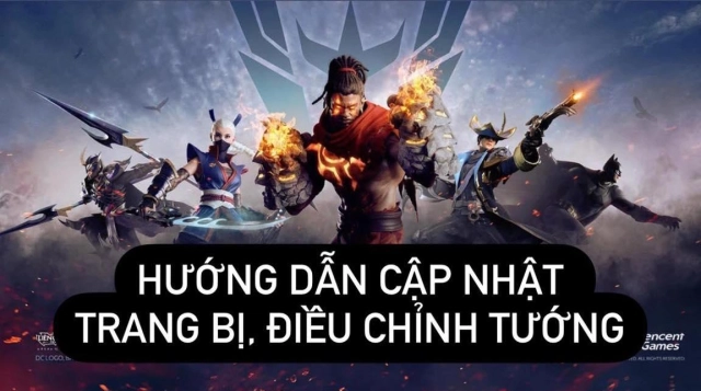 『HƯỚNG DẪN』LIÊN QUÂN MOBILE - TRANG BỊ MỚI, ĐIỀU CHỈNH TƯỚNG