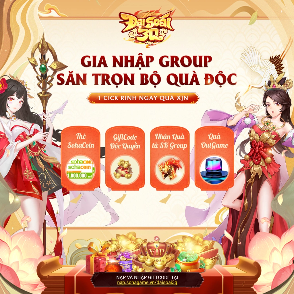 『GIFTCODE』Đại Soái 3Q: Tổng Hợp GIFTCODE Mới Nhất & Cách Nhập Code