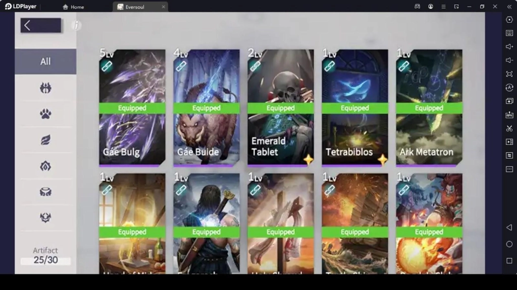 Aperçu des artefacts