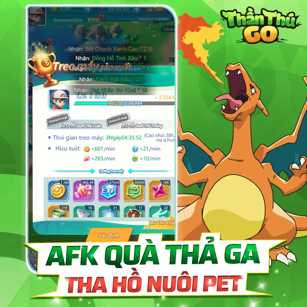 『GAME MỚI』Siêu phẩm Thần thú GO sắp cập bến thị trường Việt Nam và chuỗi sự kiện quà tặng khủng