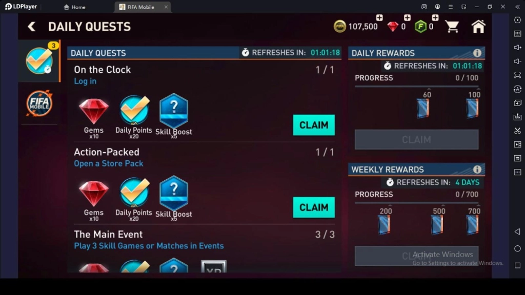 ไกด์แนวทางการเล่น EA SPORTS FIFA World Cup 2022™  (สำหรับมือใหม่) บน LDPlayer9