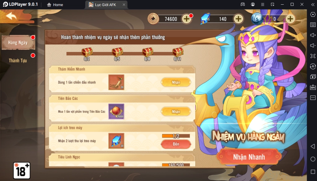 『HƯỚNG DẪN』Lục Giới AFK: Hướng Dẫn Tân Thủ Cách Chơi Chuẩn Đầu Game