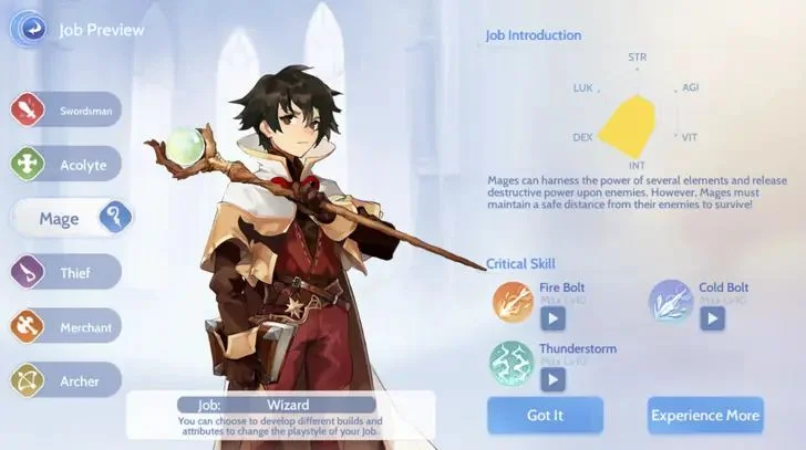 Ragnarok Origin Global สายฟรีเล่นอาชีพไหนดี