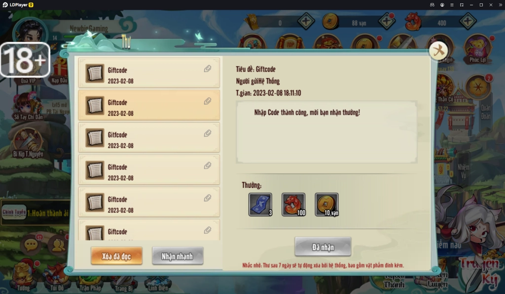 『HƯỚNG DẪN』Lục Giới Phong Thần: Hướng Dẫn Tân Thủ Chơi Chuẩn