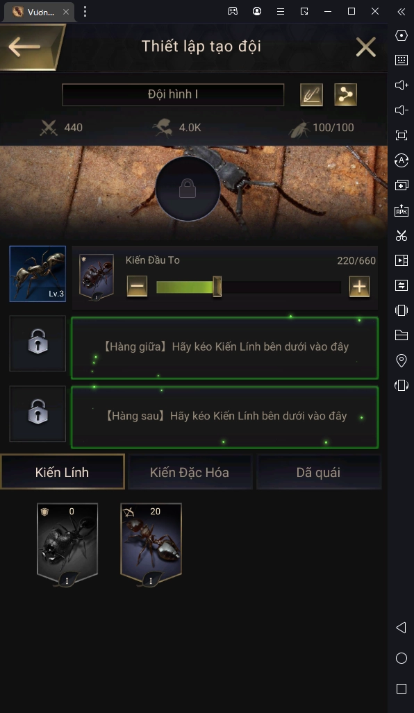 『HƯỚNG DẪN』Vương Quốc Kiến Gamota - The Ants Underground Kingdom: Hướng dẫn cách chơi cho Tân Thủ & cách tải game trên PC.