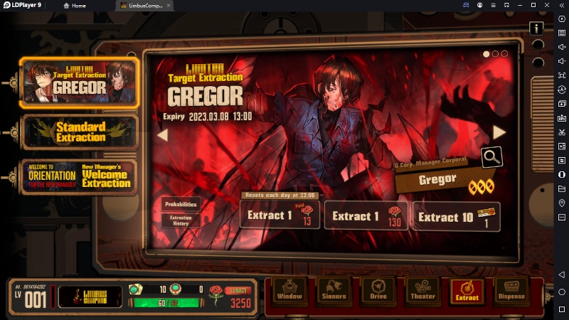 Target Extraction: Gregor