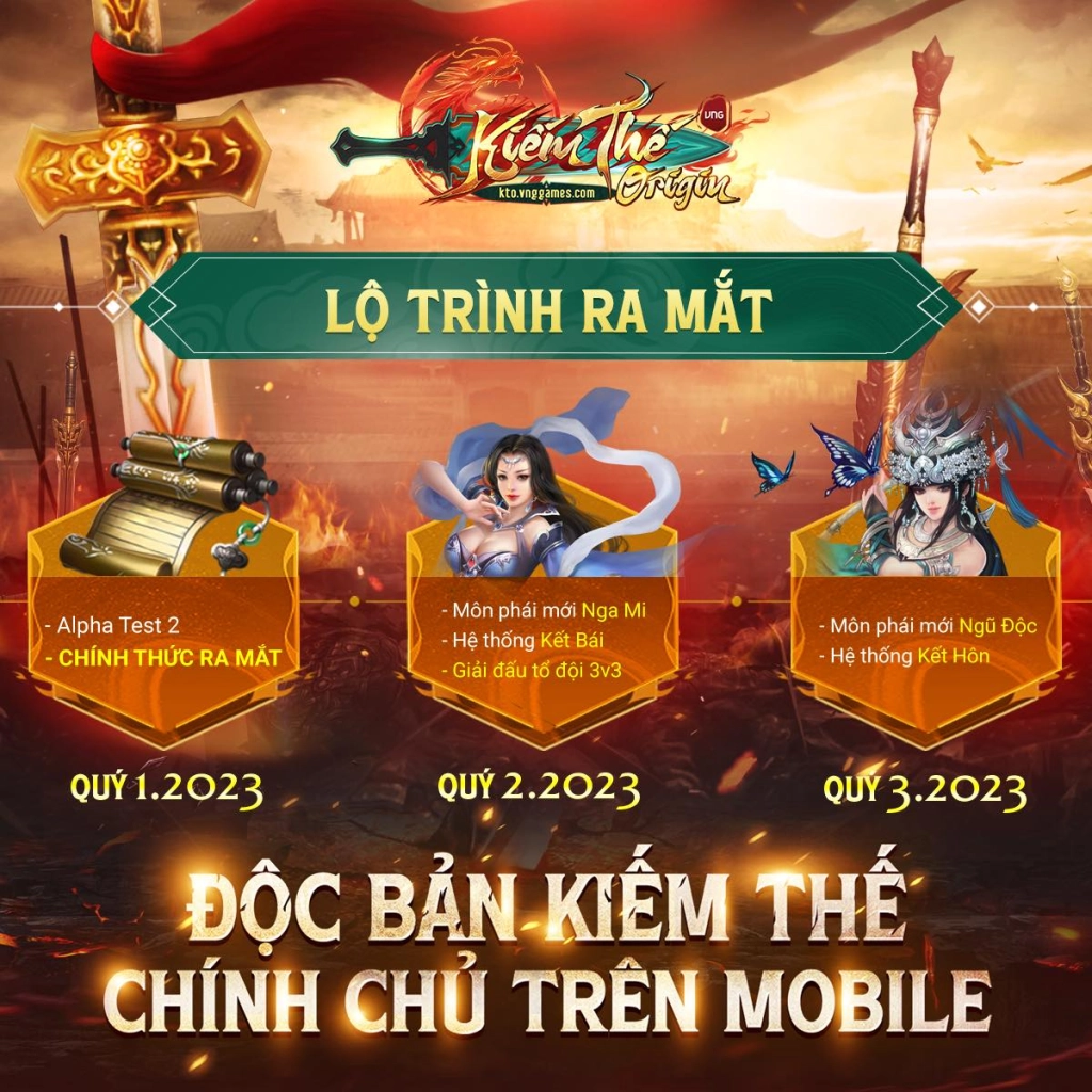 『GIỚI THIỆU』Đăng ký Alpha Test đợt 2 huyền thoại Kiếm Thế Origin