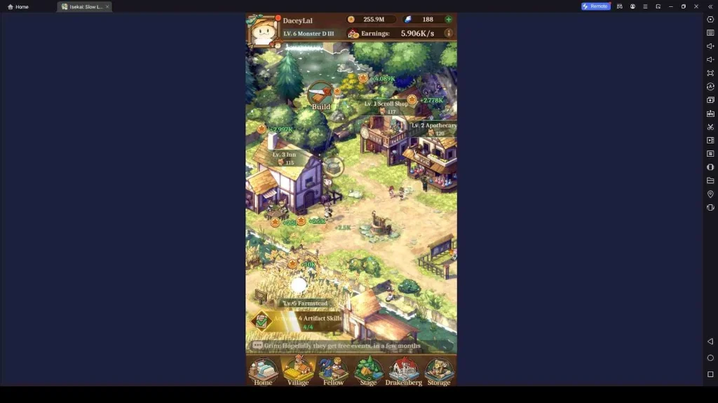 ¿Cómo descargar y jugar Isekai:Slow Life en PC(Emulador)?