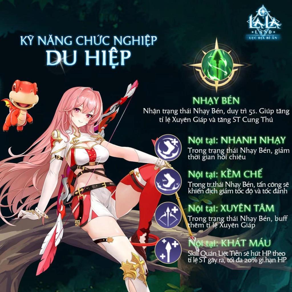 『HƯỚNG DẪN』Tiêu điểm class trong LaLa Land: Lục Địa Bí Ẩn và hướng dẫn sơ lược chức nghiệp từng class