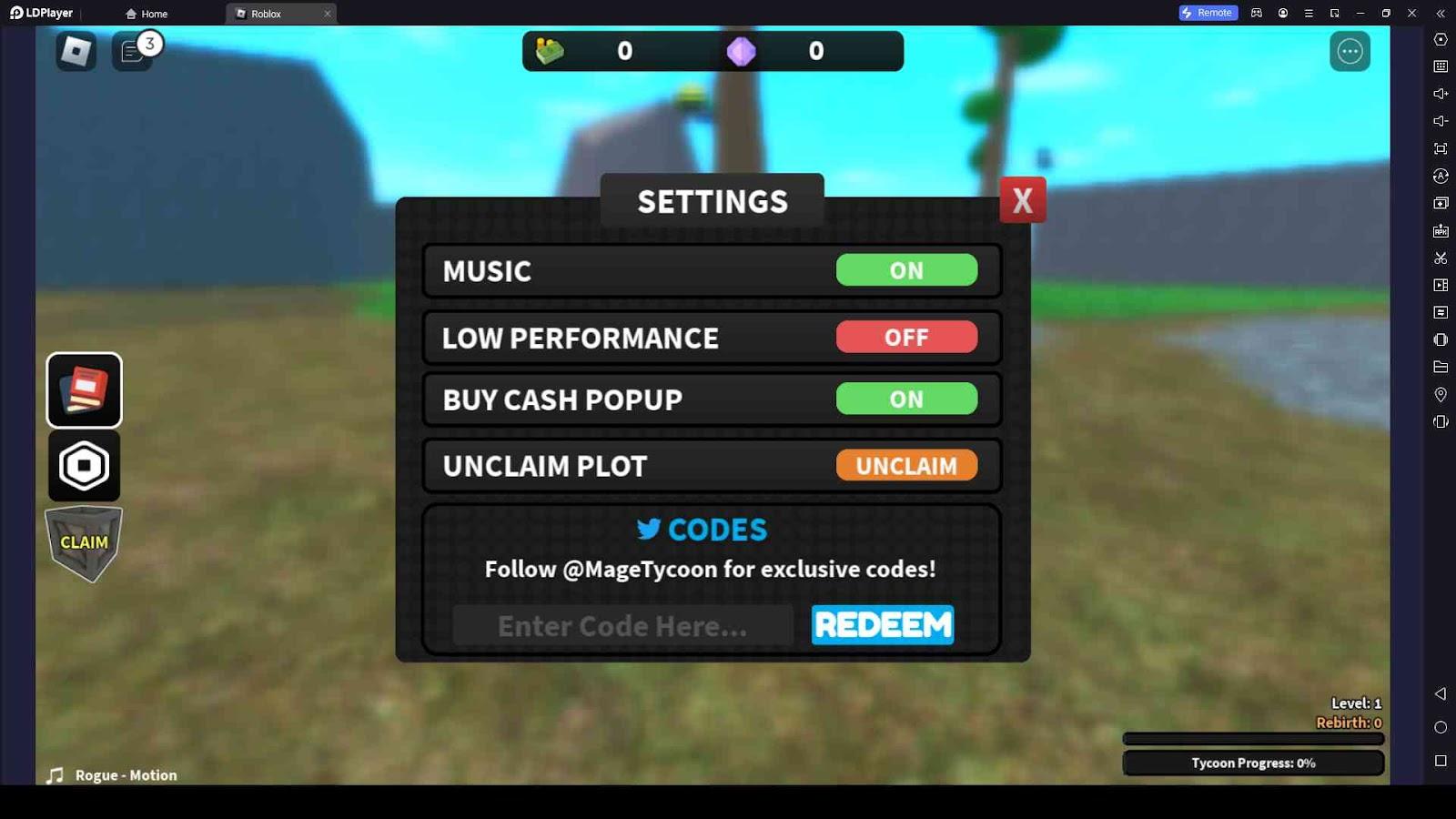 Mage Tycoon Codes - Roblox