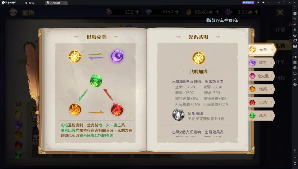 【攻略】《月光魔盜團》共鳴寵物推薦|陣容搭配