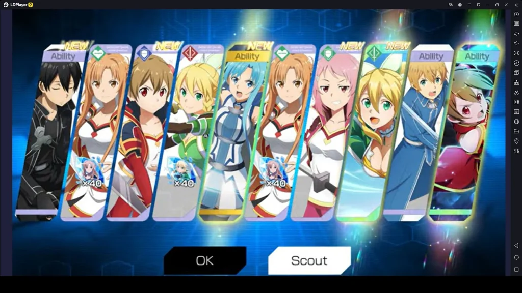 ไกด์ตัวละคร Sword Art Online Variant Showdown ไม่ต้องได้ SS ก็เทพได้  บน LDPlayer9