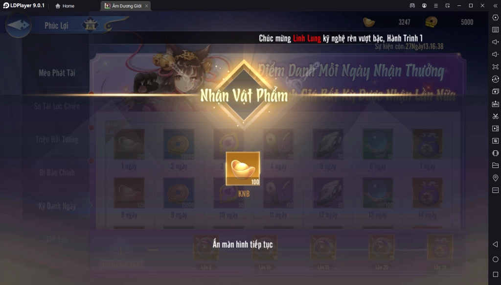 『HƯỚNG DẪN』Âm Dương Giới: Hướng Dẫn Tân Thủ Chơi Chuẩn Giai Đoạn Đầu