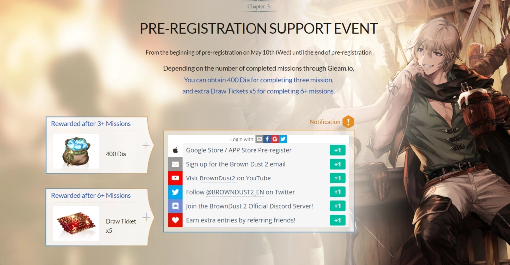 『GAME MỚI』BROWN DUST 2 siêu phẩm nhập vai sắp được ra mắt và chuỗi sự kiện nhận quà khủng