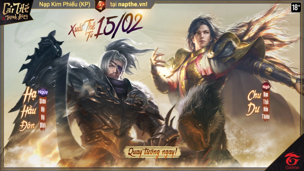 『HƯỚNG DẪN』CÁI THẾ TRANH HÙNG ra mắt 2 tướng VIP Chu Du, Hạ Hầu Đôn và đội hình đề xuất