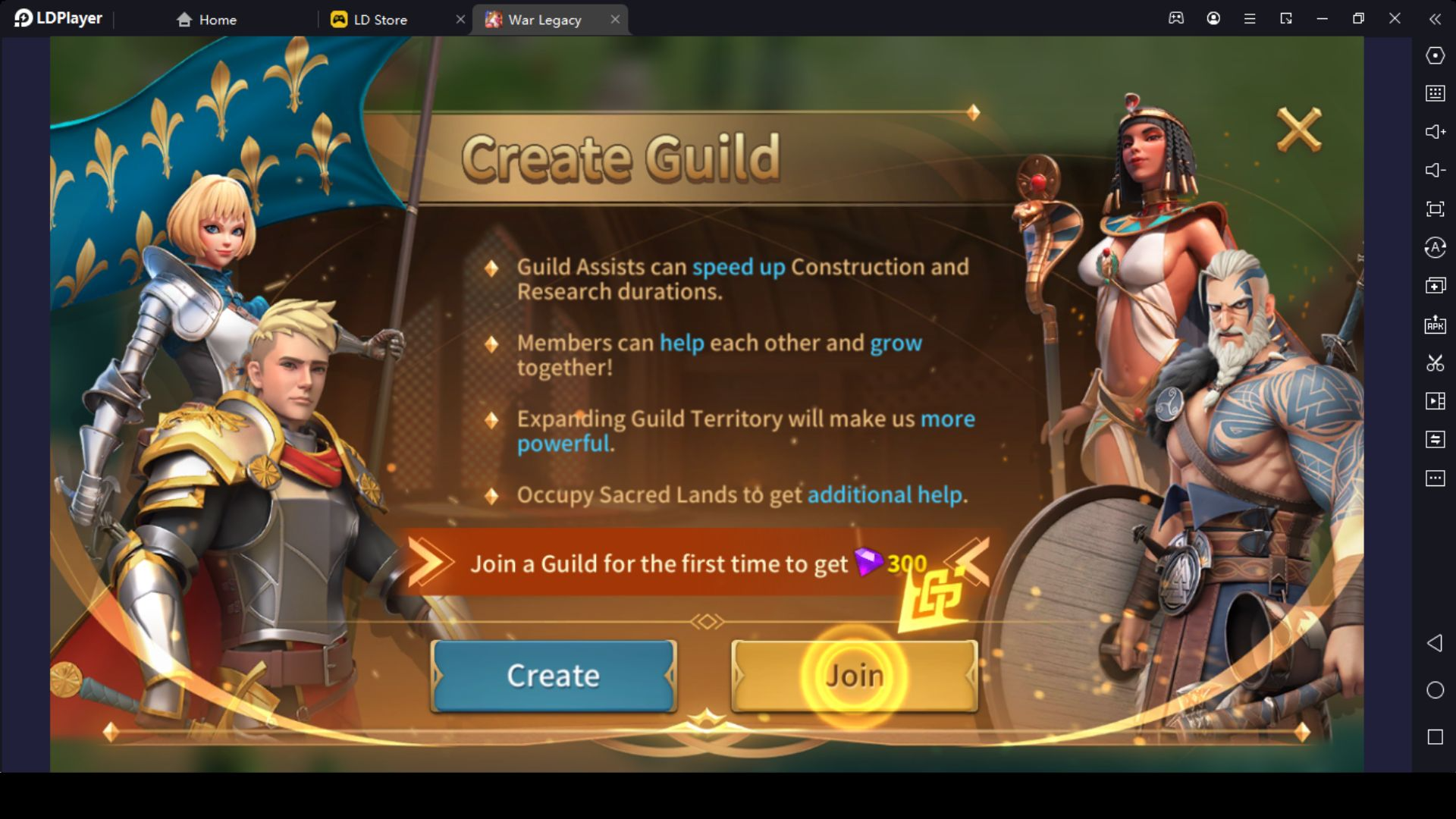 Join or Create a Guild