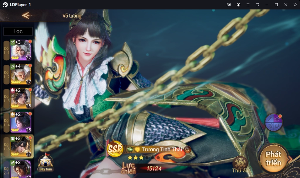 『HƯỚNG DẪN』Cái Thế Tranh Hùng: Đội hình Thục Quốc chuẩn và Lâu dài & Cách tải trên PC.