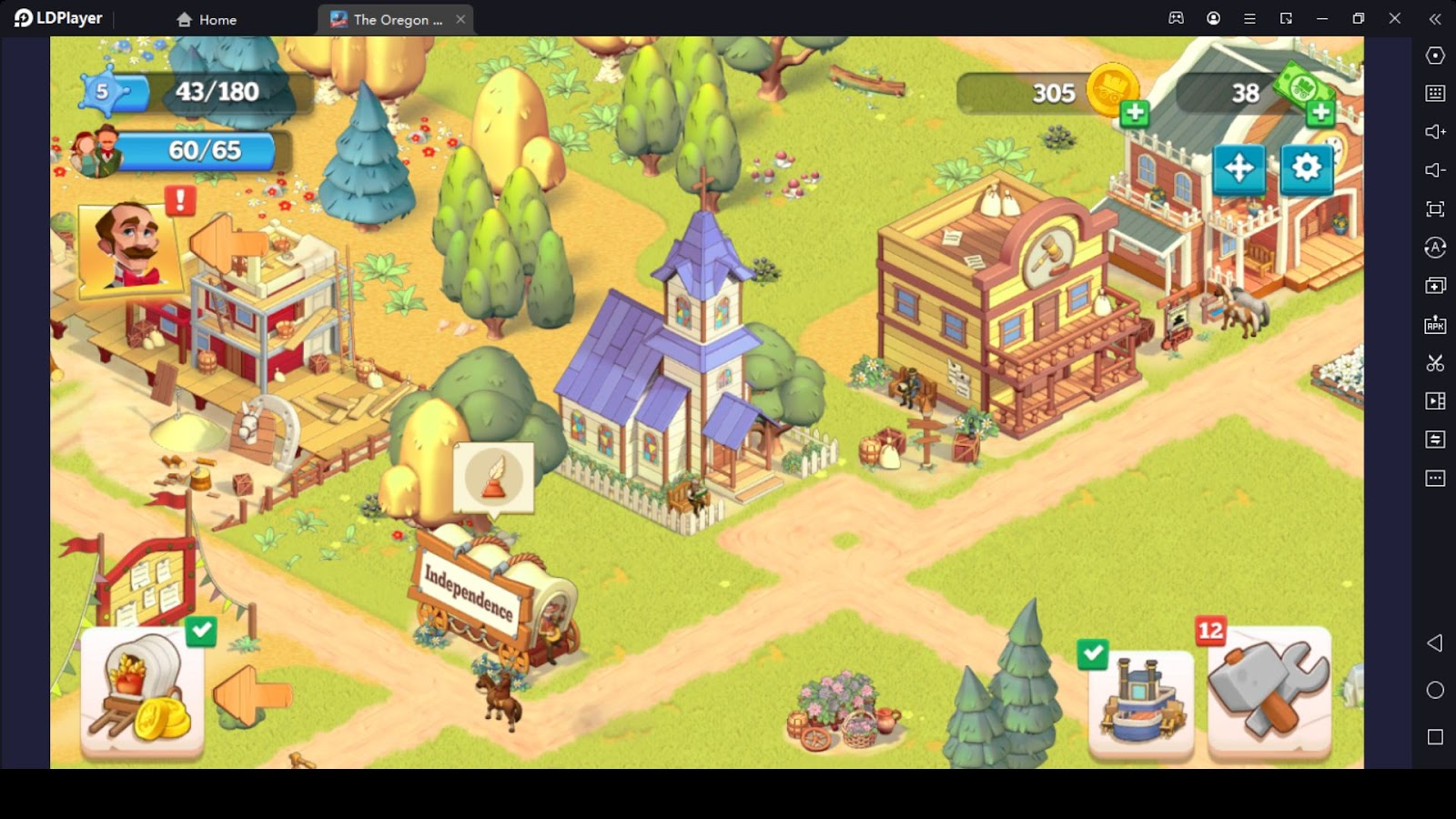 Starting The Oregon Trail: Boom Town Gameplay 