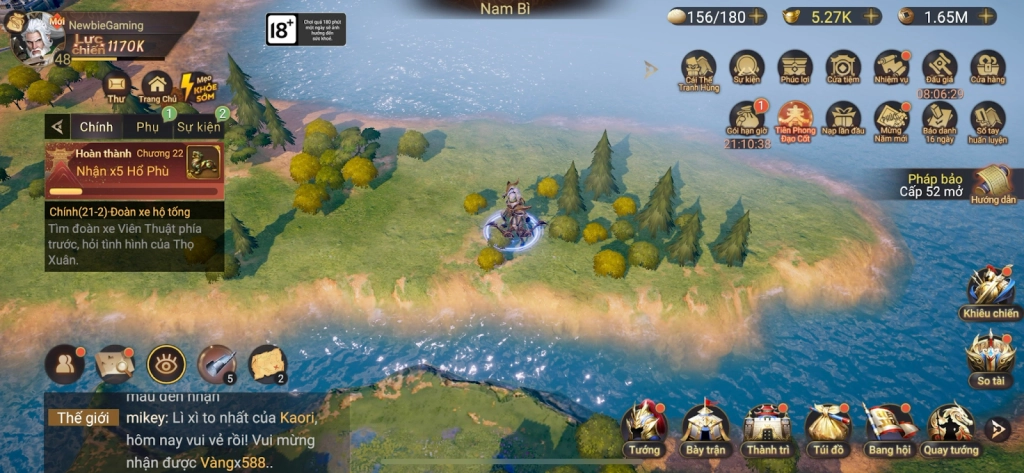 『HƯỚNG DẪN』Cái Thế Tranh Hùng: Vị Trí Đào Kho Báu Từ Chương 1~15