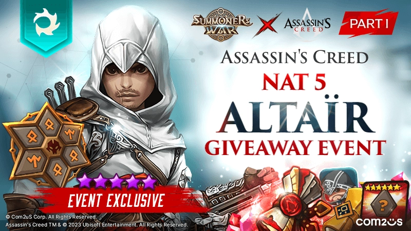 Summoners War x Assassin’s Creed อีเวนท์ใหม่!! มีอะไรที่น่าสนใจมาใหม่บ้าง ? มาดูกันครับ