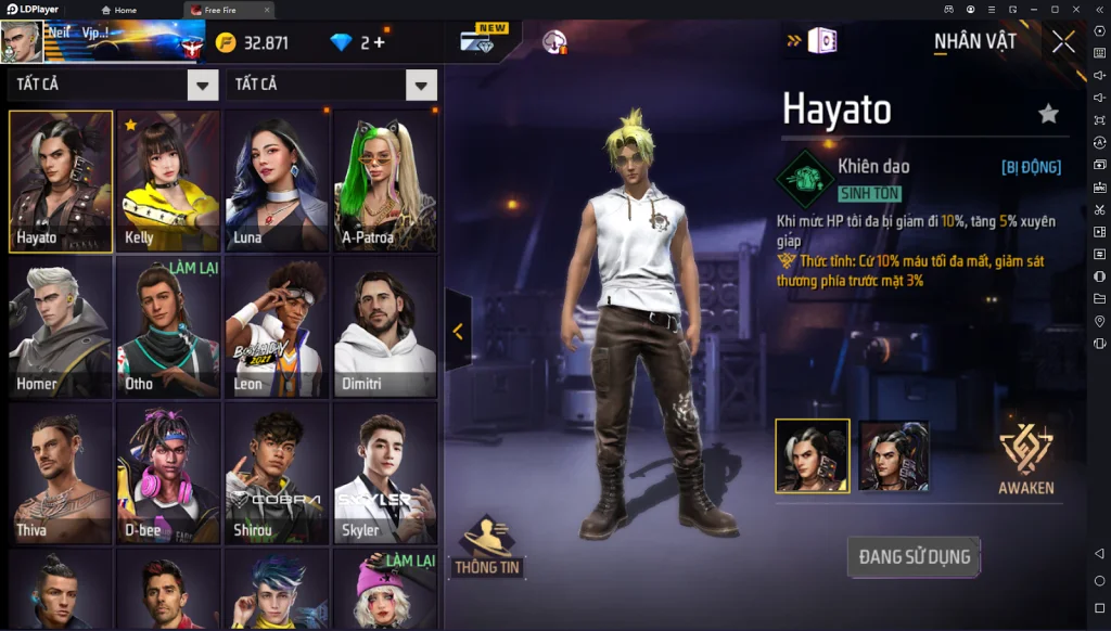 Garena Free Fire: Tier List/ Bảng Xếp Hạng Nhân Vật mới nhất