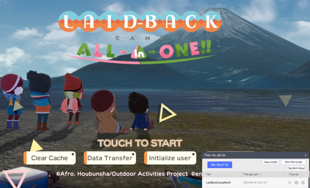 『HƯỚNG DẪN』Reroll Laid-Back Camp All-in-One tự động, nhanh và chuẩn nhiều tài khoản