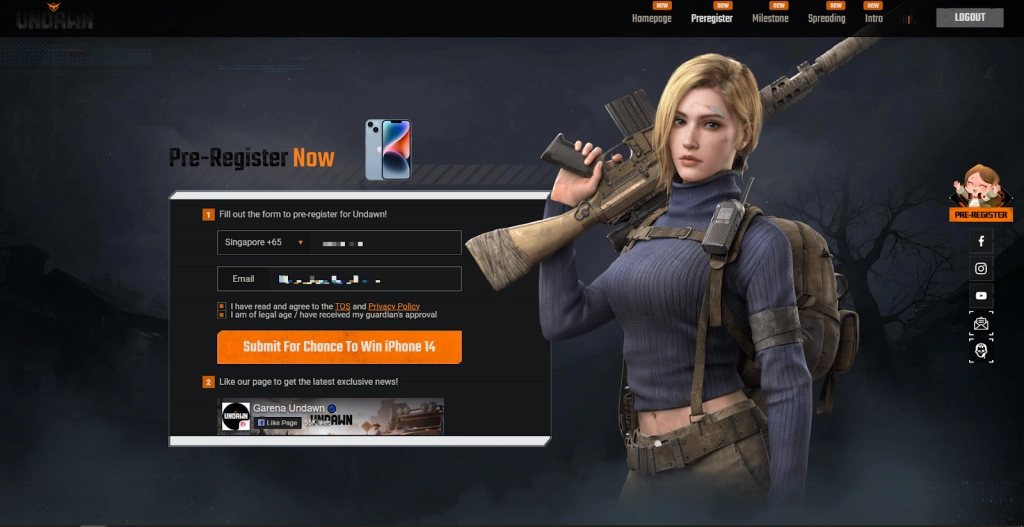 『GAME MỚI』Garena Undawn đăng ký trước và hướng dẫn trải nghiệm bản Trung