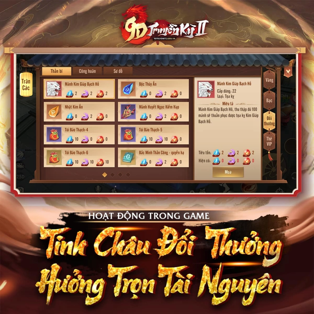 『HƯỚNG DẪN』Cửu Dương Truyền Kỳ 2 : Cách kiếm tài nguyên nhanh nhất