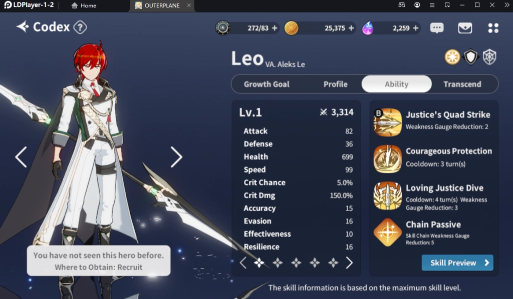Outerplane (Global) แนะนำ Tire List ตัวที่ควรปั้นภายในเกม บน LDPlayer9