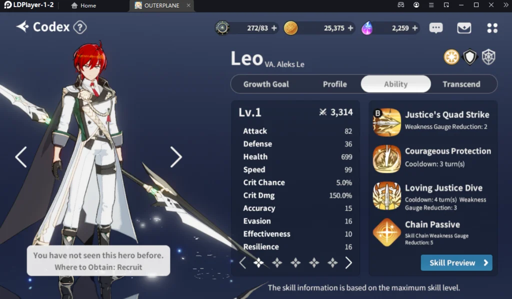 Outerplane (Global) แนะนำ Tire List ตัวที่ควรปั้นภายในเกม บน LDPlayer9