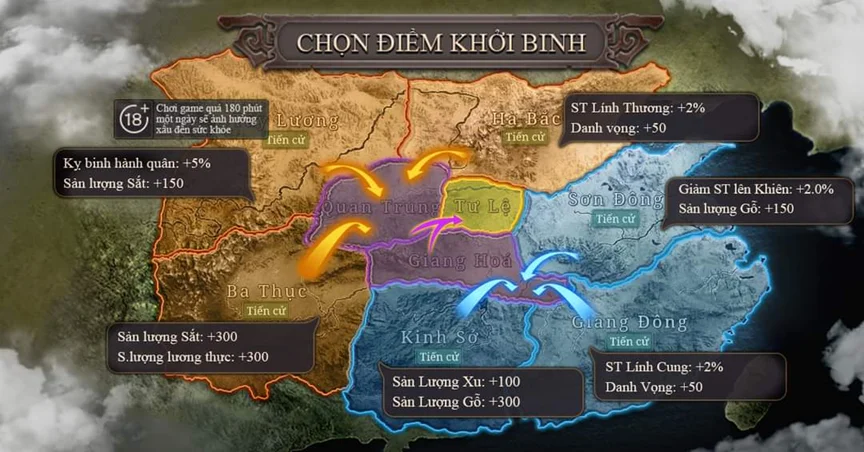 『HƯỚNG DẪN GIAI ĐOẠN TÂN THỦ』TAM QUỐC CHÍ - CHIẾN LƯỢC