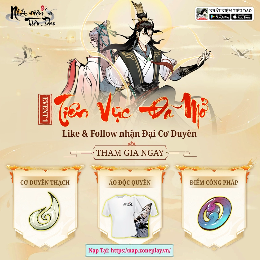 『GIFTCODE』Nhất Niệm Tiêu Dao : Cách kiếm code mới nhất & Cách nhập code tân thủ